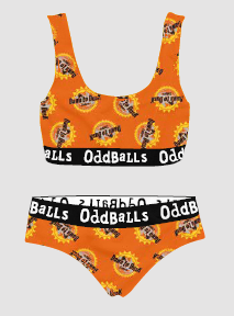 Oddballs Ladies bralette and briefs