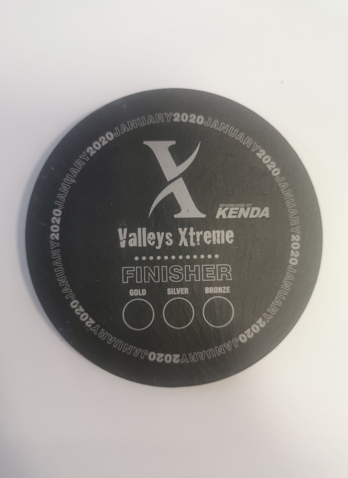 Valleys Xtreme 2020 Finishing Coaster