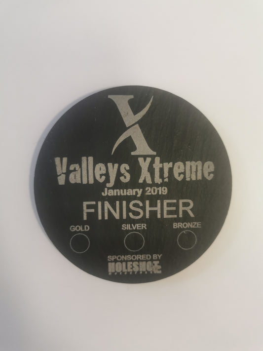Valleys Xtreme 2019 Finishing Coaster