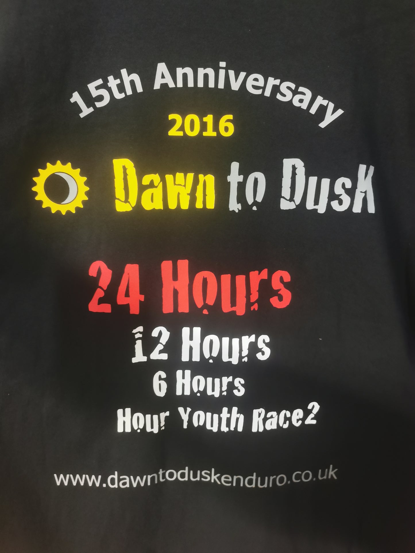 Dawn To Dusk Tshirt 2016